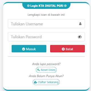 Register PGRI Kota Jakarta Timur - Persatuan Guru Republik Indonesia Cabang Kota Jakarta Timur